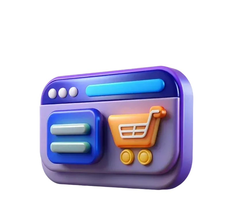 Illustration of Craft CMS e-commerce website solutions
