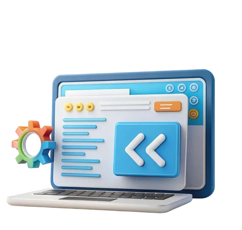 Illustration of custom Craft CMS website development