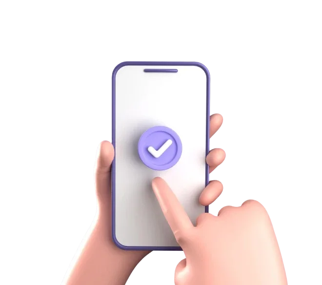 Phone in hands